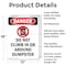 Signmission Do Not Climb In Or, 12 in W x Rectangle, Aluminum OS-2PACK-DS-A-1218-V-2097 - alternate 7